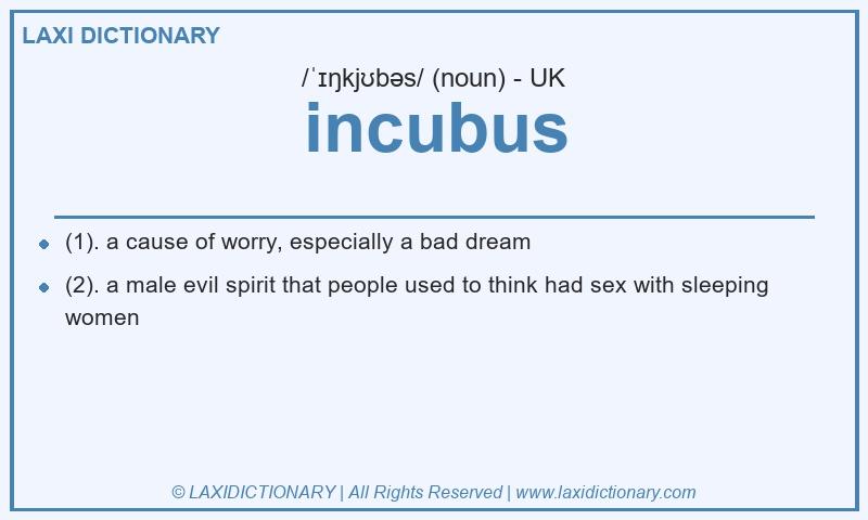 Definition incubus in British English