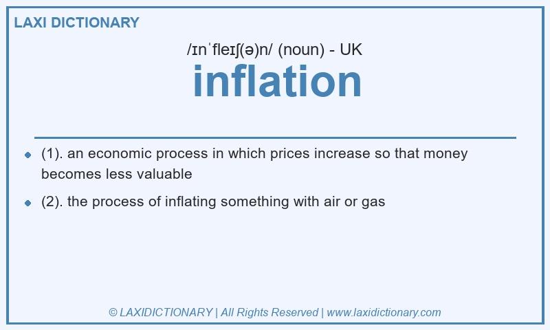 Definition inflation in British English