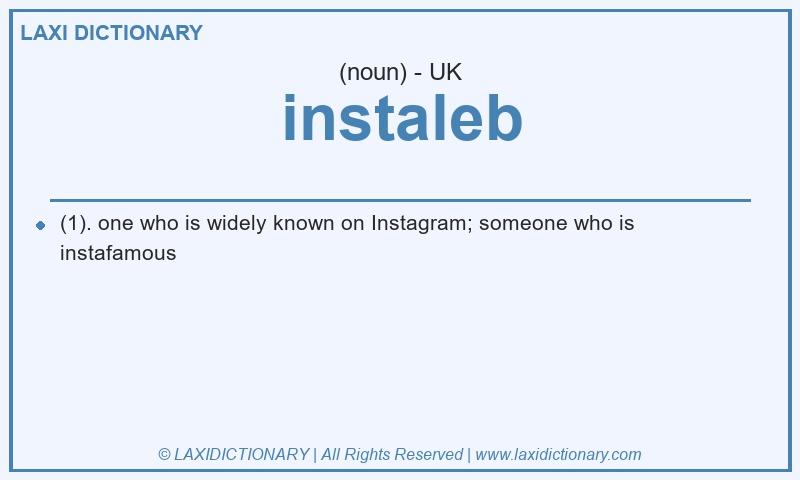 Definition instaleb in British English