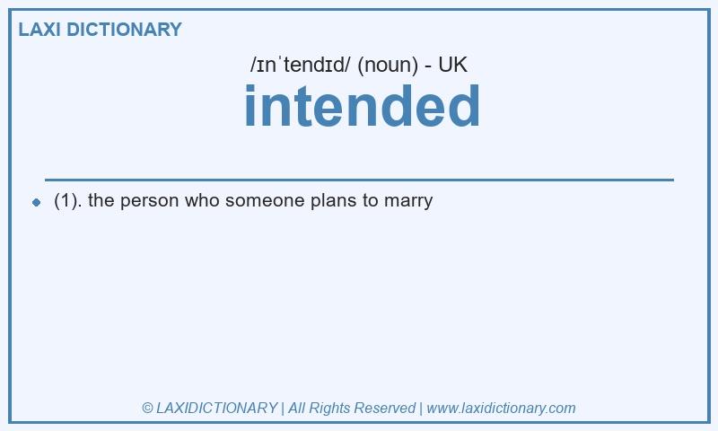 Definition intended in British English