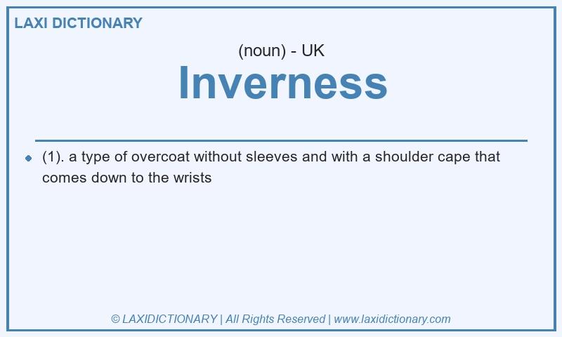 Definition Inverness in British English