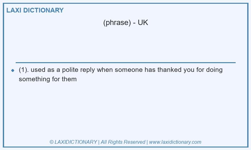 Definition in British English