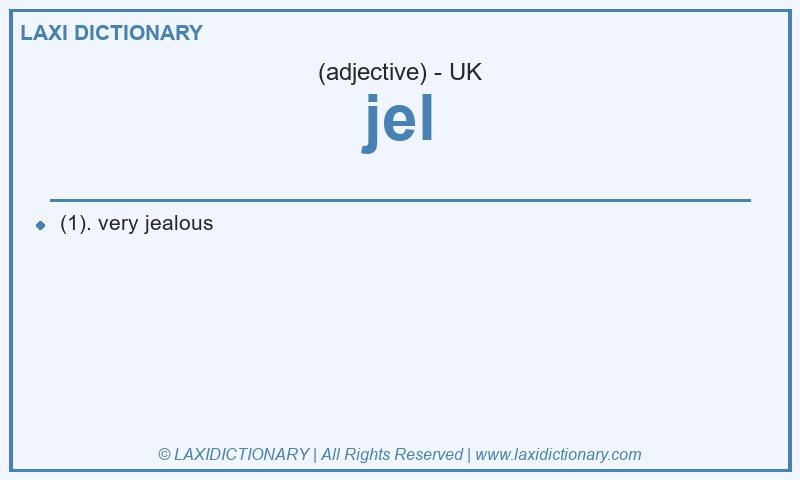 Definition jel in British English