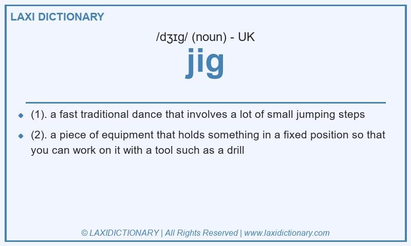 Definition jig in British English