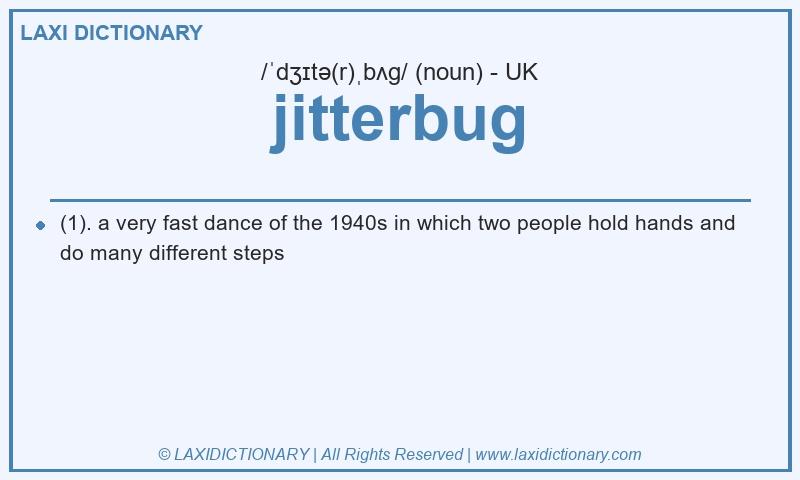 Definition jitterbug in British English