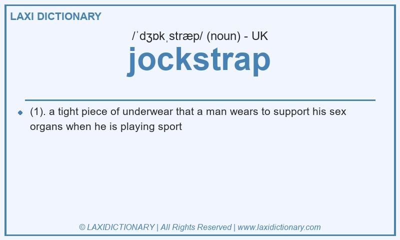 Definition jockstrap in British English