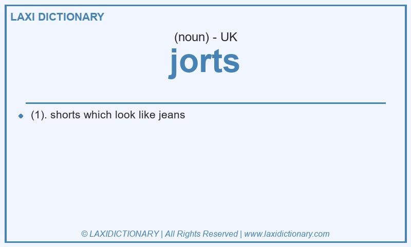 Definition jorts in British English