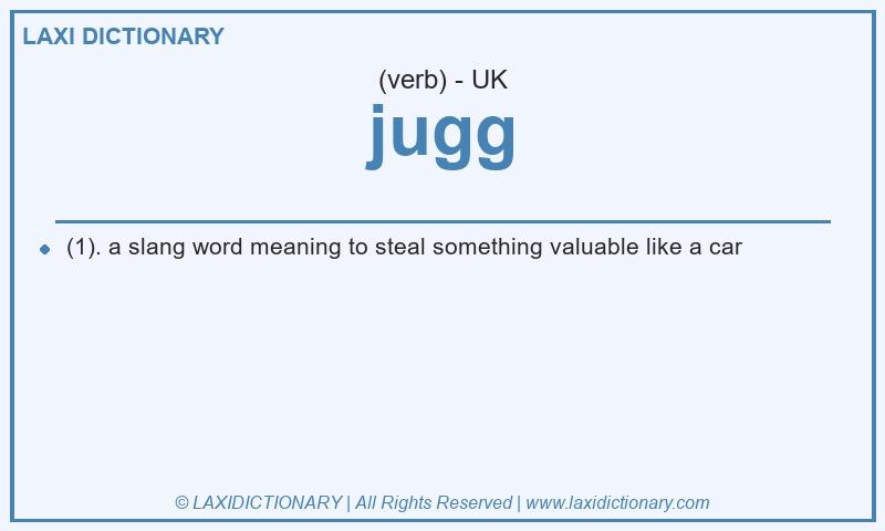 Definition jugg in British English