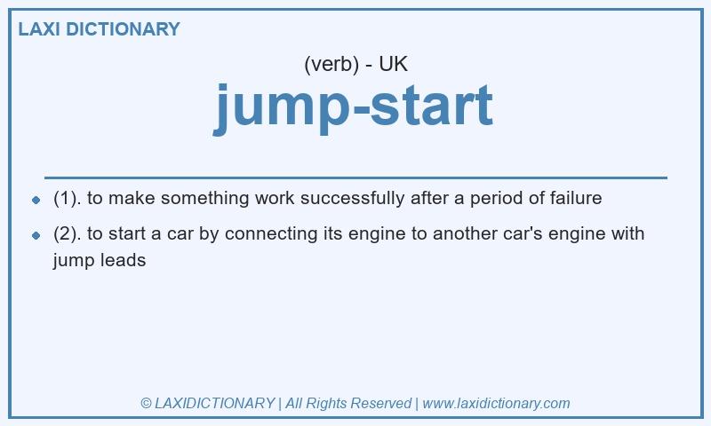 Definition jump-start in British English