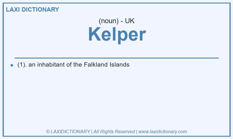 Definition Kelper in British English