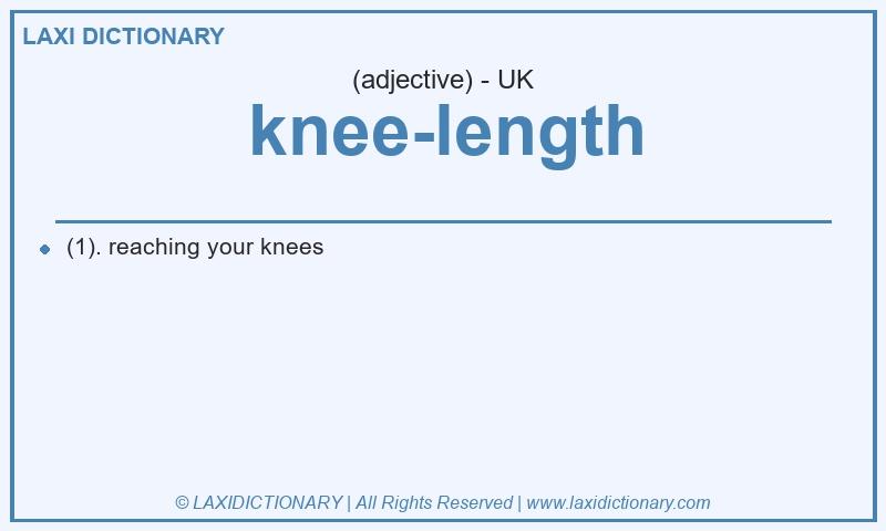 Definition knee-length in British English
