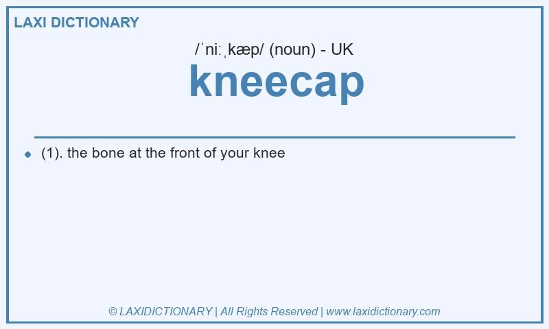 Definition kneecap in British English