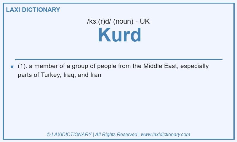 Definition Kurd in British English