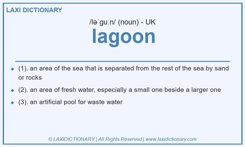 Definition lagoon in British English
