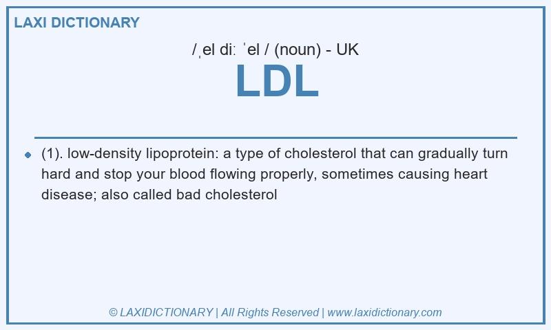 Definition LDL in British English