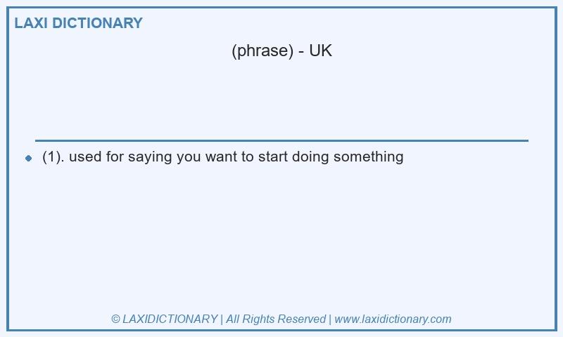Definition  in British English