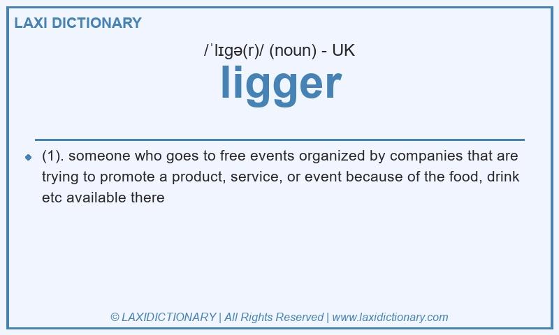 Definition ligger in British English