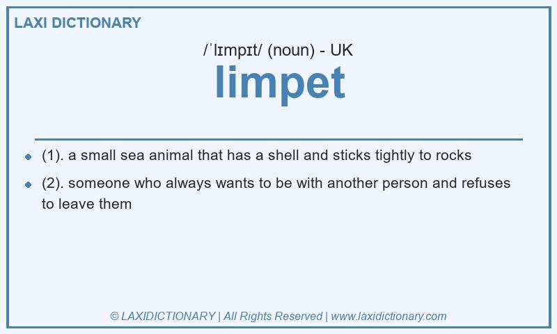 Definition limpet in British English