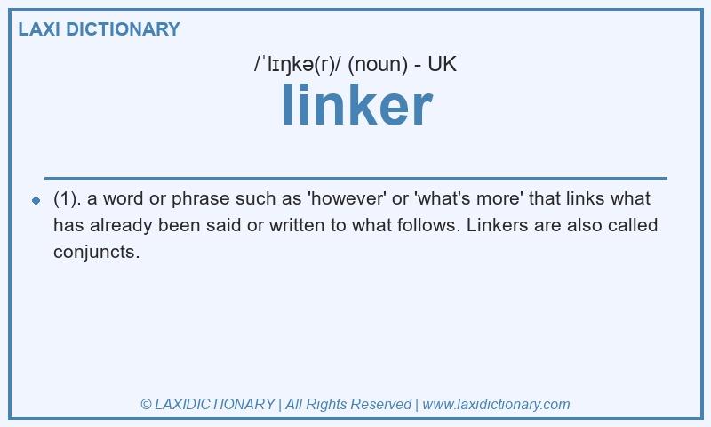 Definition linker in British English