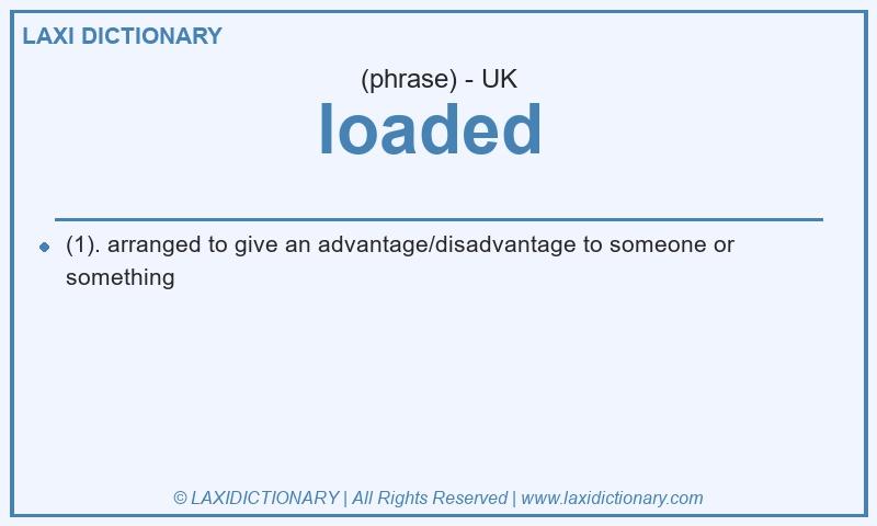 Definition loaded in British English