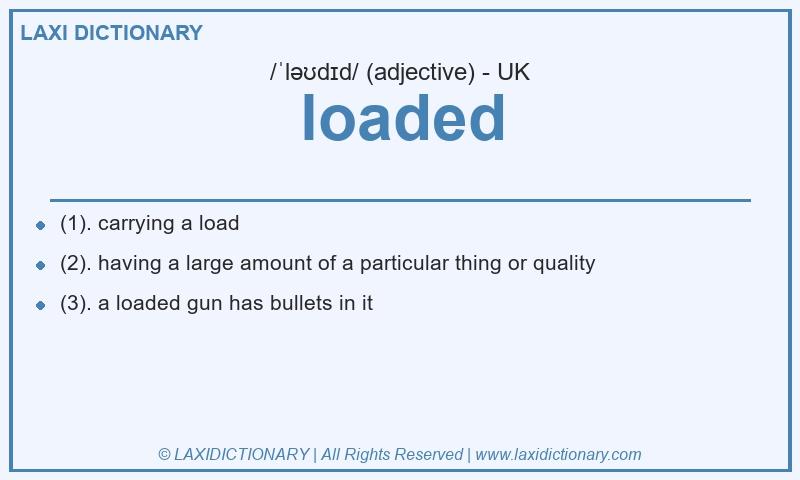 Definition loaded in British English