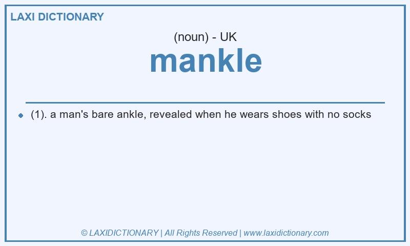 Definition mankle in British English