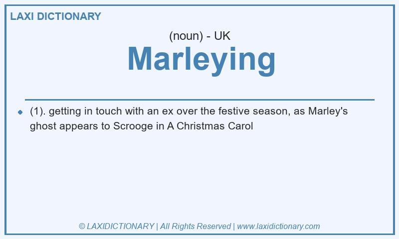 Definition Marleying in British English
