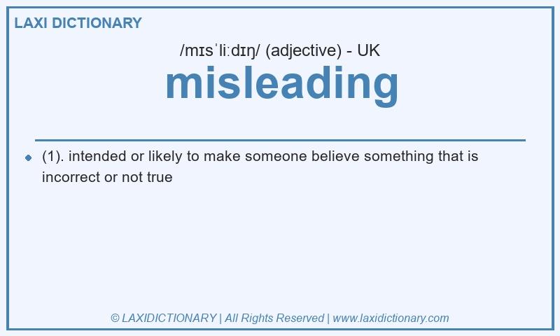 Definition misleading in British English
