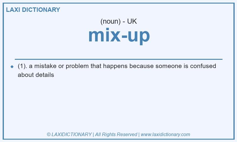 Definition mix-up in British English