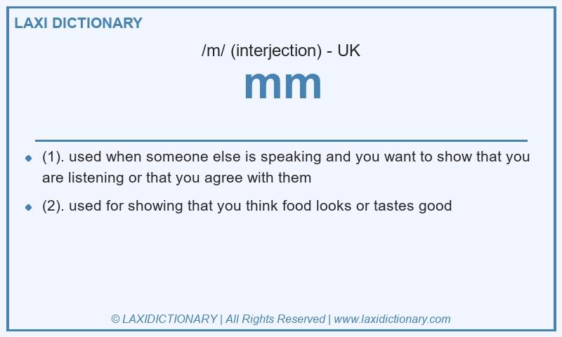 Definition mm in British English