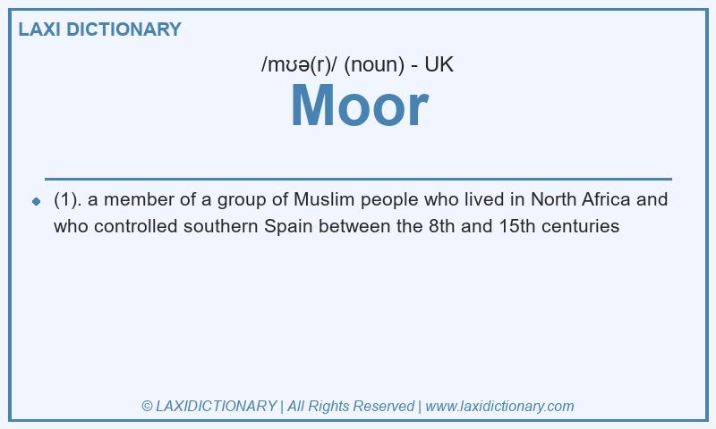 Definition Moor in British English