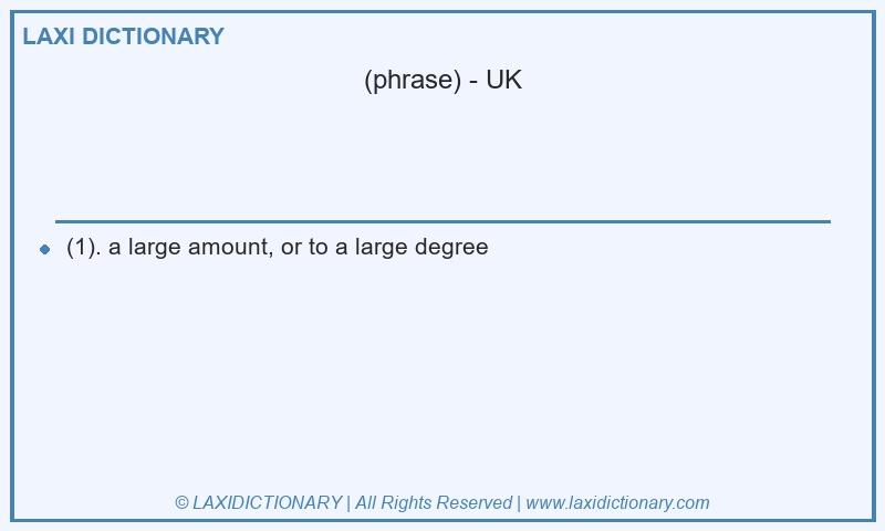 Definition  in British English
