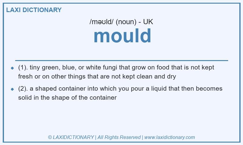 Definition mould in British English