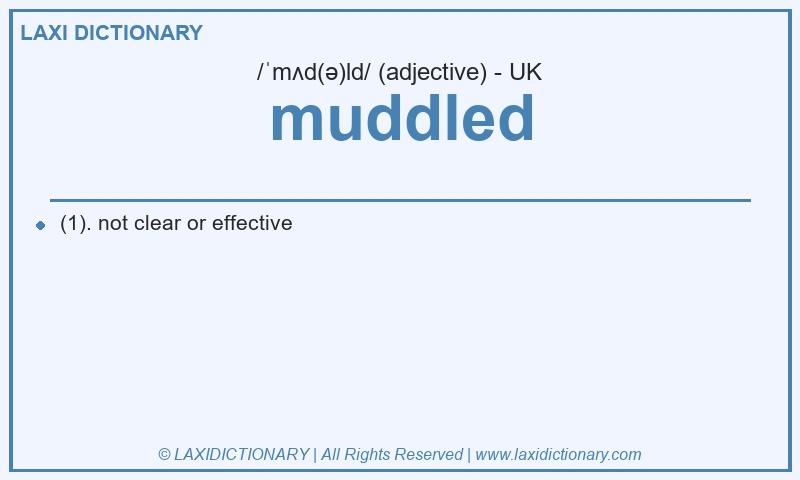 Definition muddled in British English