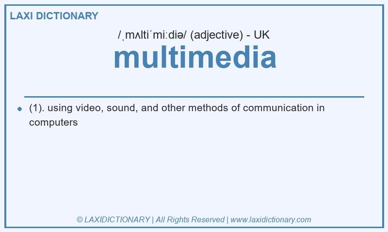Definition multimedia in British English