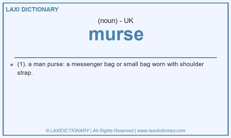 Definition murse in British English