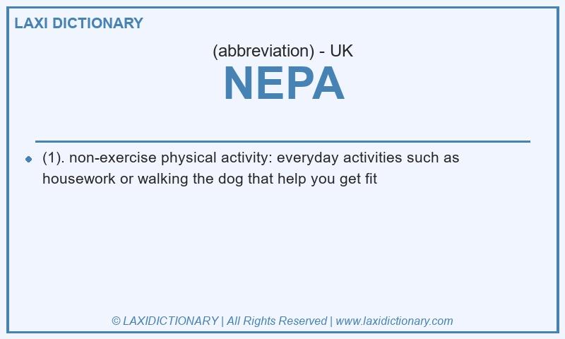 Definition NEPA in British English