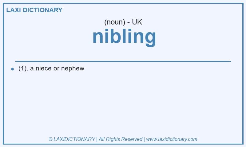 Definition nibling in British English