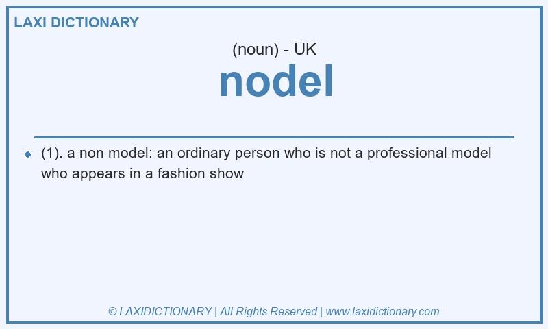 Definition nodel in British English