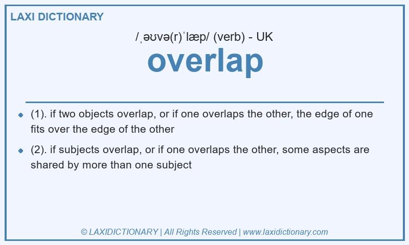 Definition overlap in British English