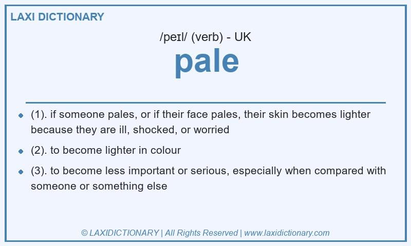 Definition pale in British English