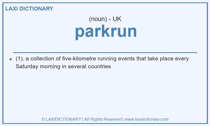 Definition parkrun in British English