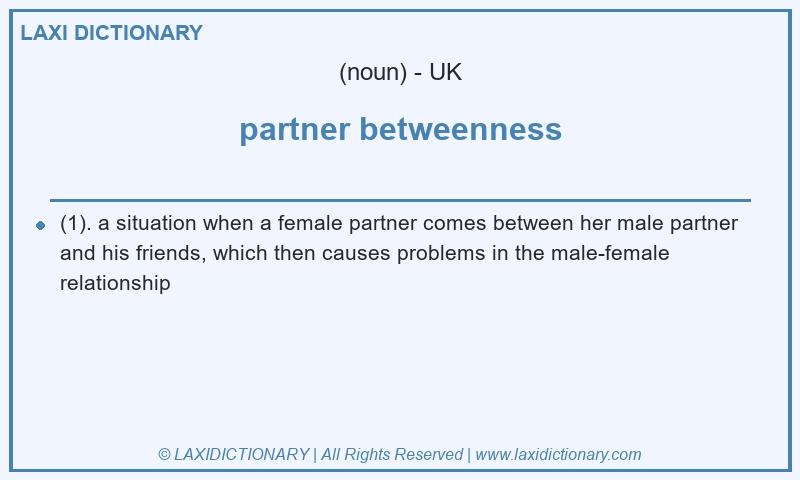 Definition partner betweenness in British English