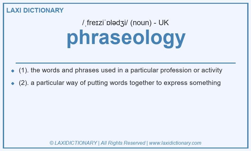 Definition phraseology in British English