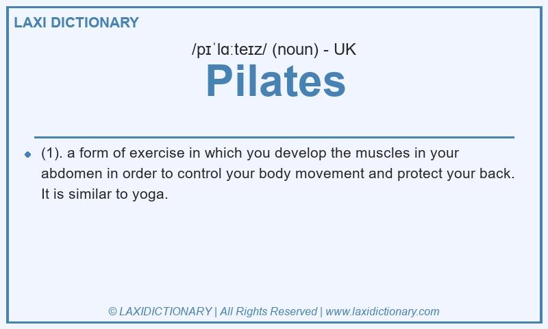 Definition Pilates in British English
