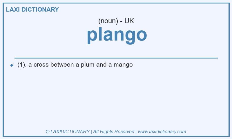 Definition plango in British English