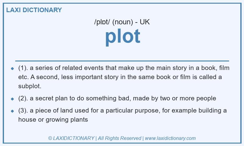 Definition plot in British English