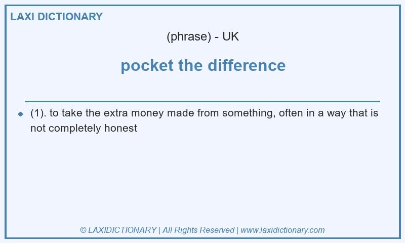 Definition pocket the difference in British English