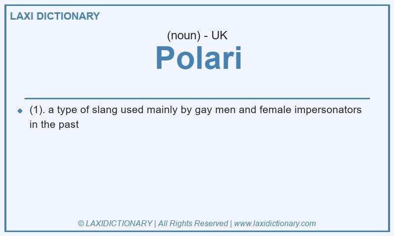 Definition Polari in British English