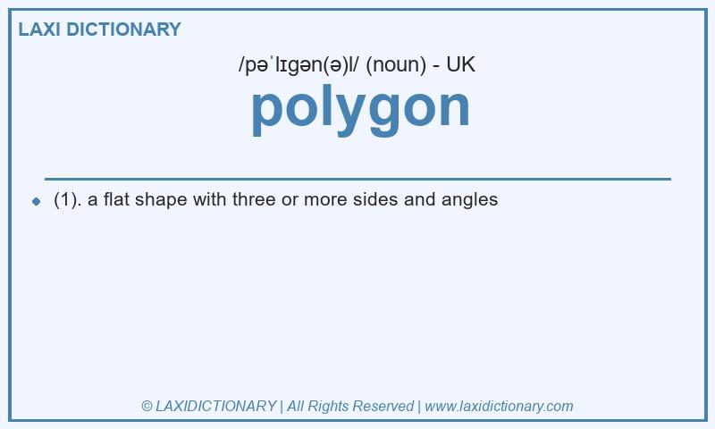 Definition polygon in British English